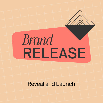 Once your brand identity design is complete, it is time to reveal and launch it into the real world.